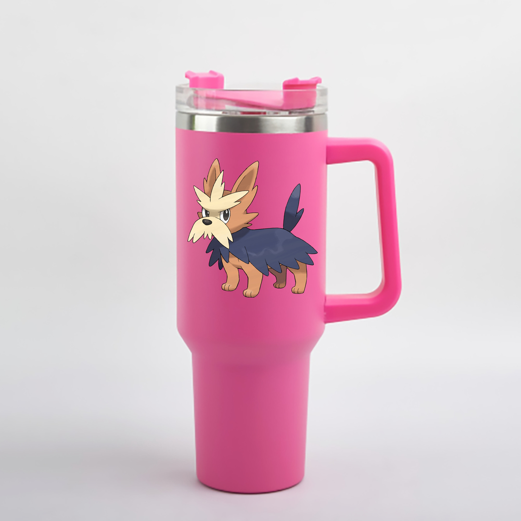 （画像用） ポケットモンスター Pokémon 1200mL車用タンブラー - クリスタルステッカー（プラスチックストロー付き）